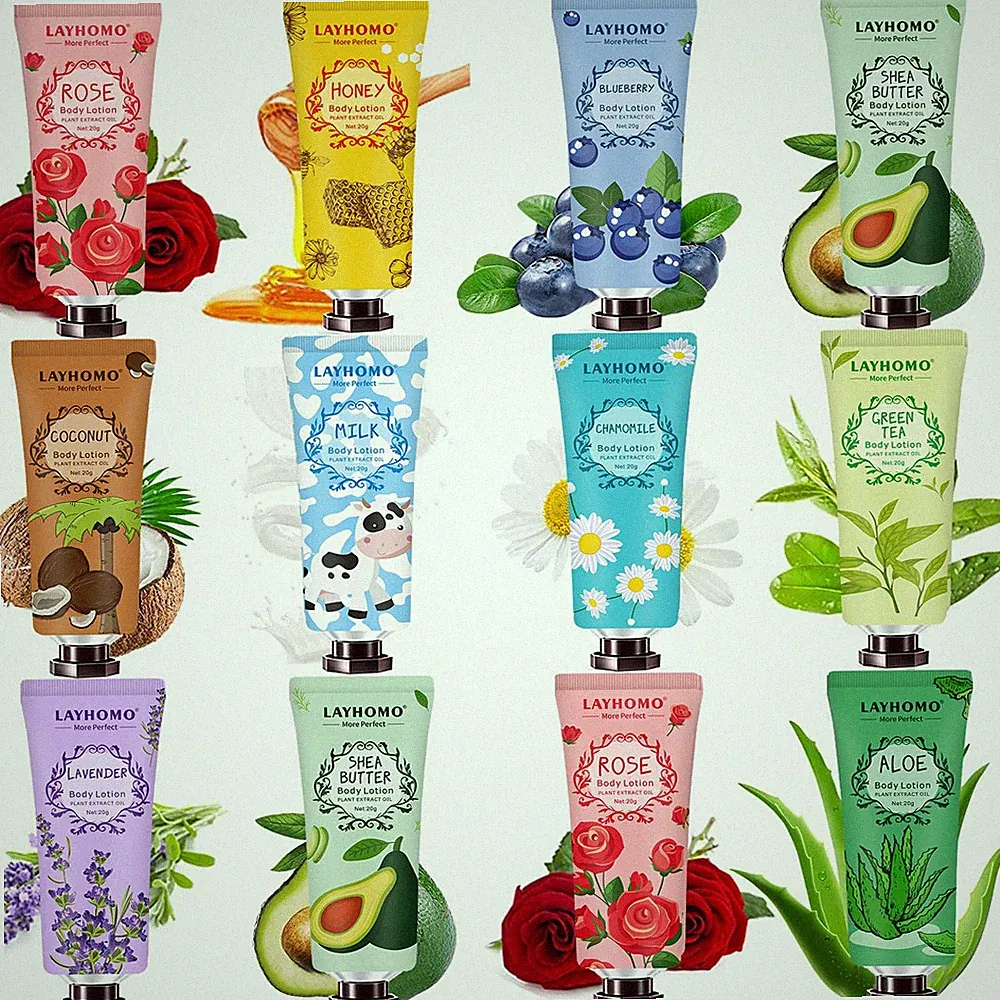 12 Pack Body Lotion Gift Set for Women,Natural Fragrance Body Care Cream Moistur