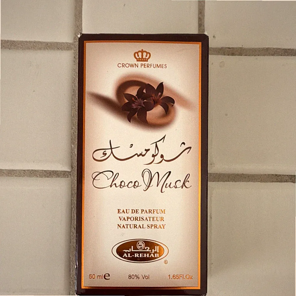 Al-Rehab Choco Musk Eau de Parfum Natural Spray 50 ml 1.65 fl oz Regular Size