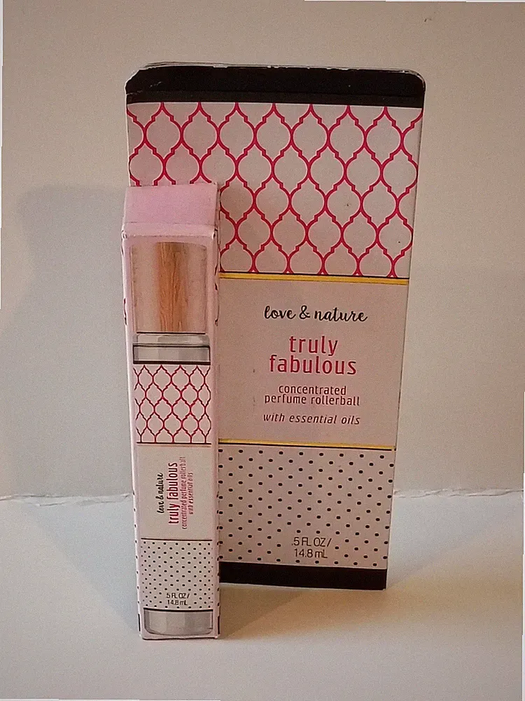 Love & Nature Truly Fabulous Concentrated Perfume Rollerball W/ Essential Oils