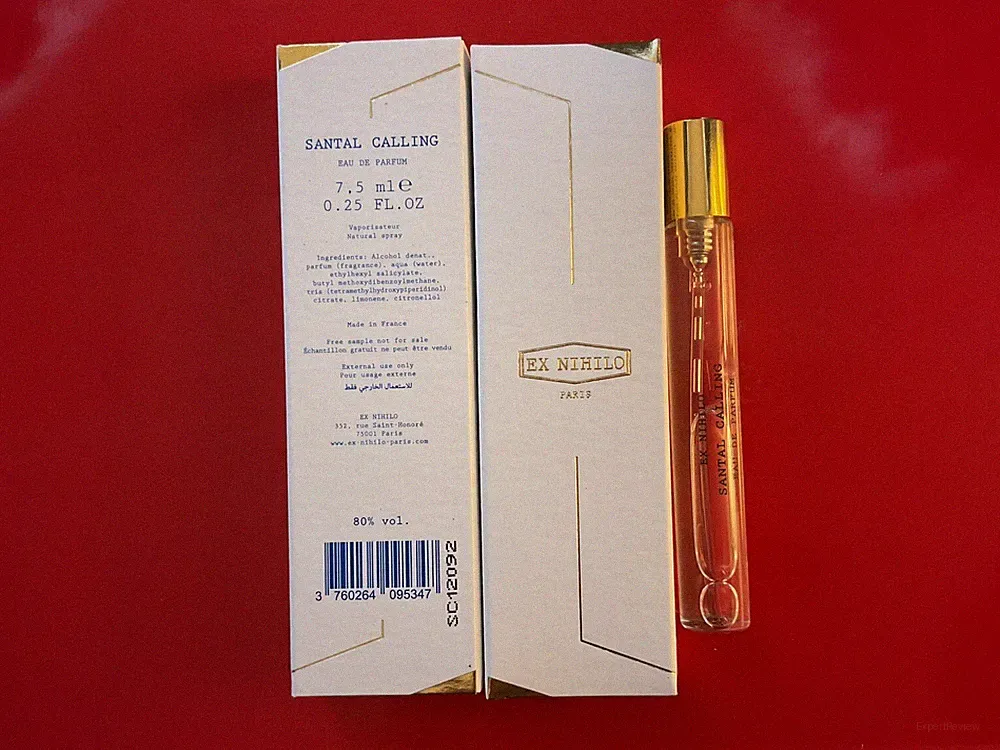 NEW EX NIHILO SANTAL CALLING 7.5ml TRAVEL SIZE NATURAL SPRAY MADE IN FRANCE