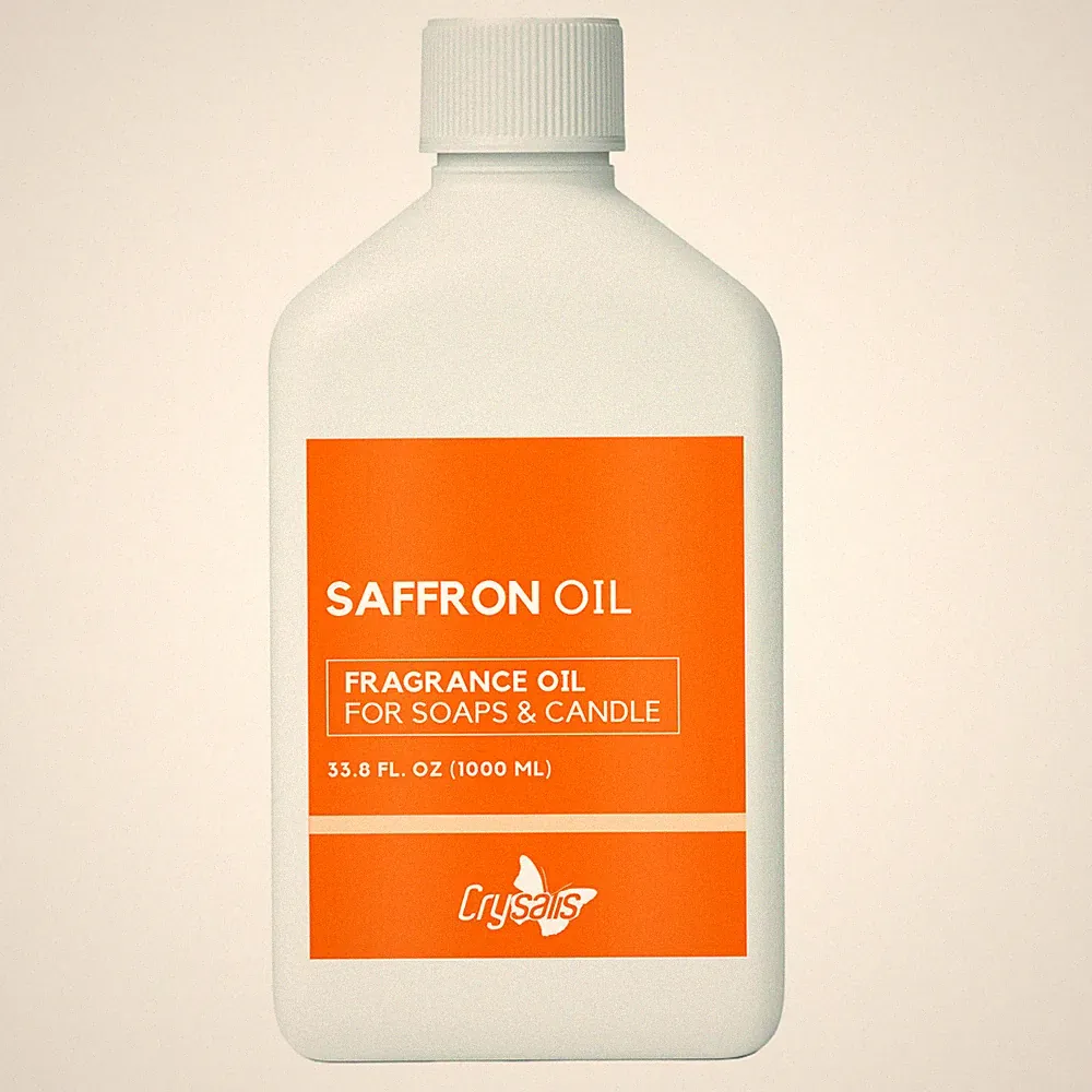 Saffron Fragrance Oil 118ml-1000ml – Natural Aroma for Candles, Soap & Diffuser/
