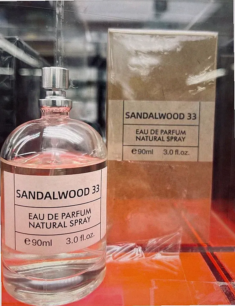 Sandalwood 33 Eau De Parfum 90ml – Long Lasting Woody Unisex Fragrance – Natural