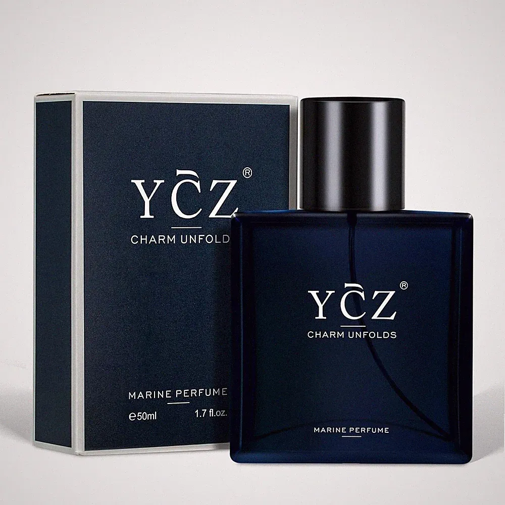 Ycz Charm Unfolds Marine Perfume for Men Long Lasting Fragrance 1.7oz(50ml)